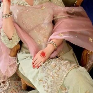 Sharara suit sharara length 39 kammez length 38 chest 18 and a half hip 16